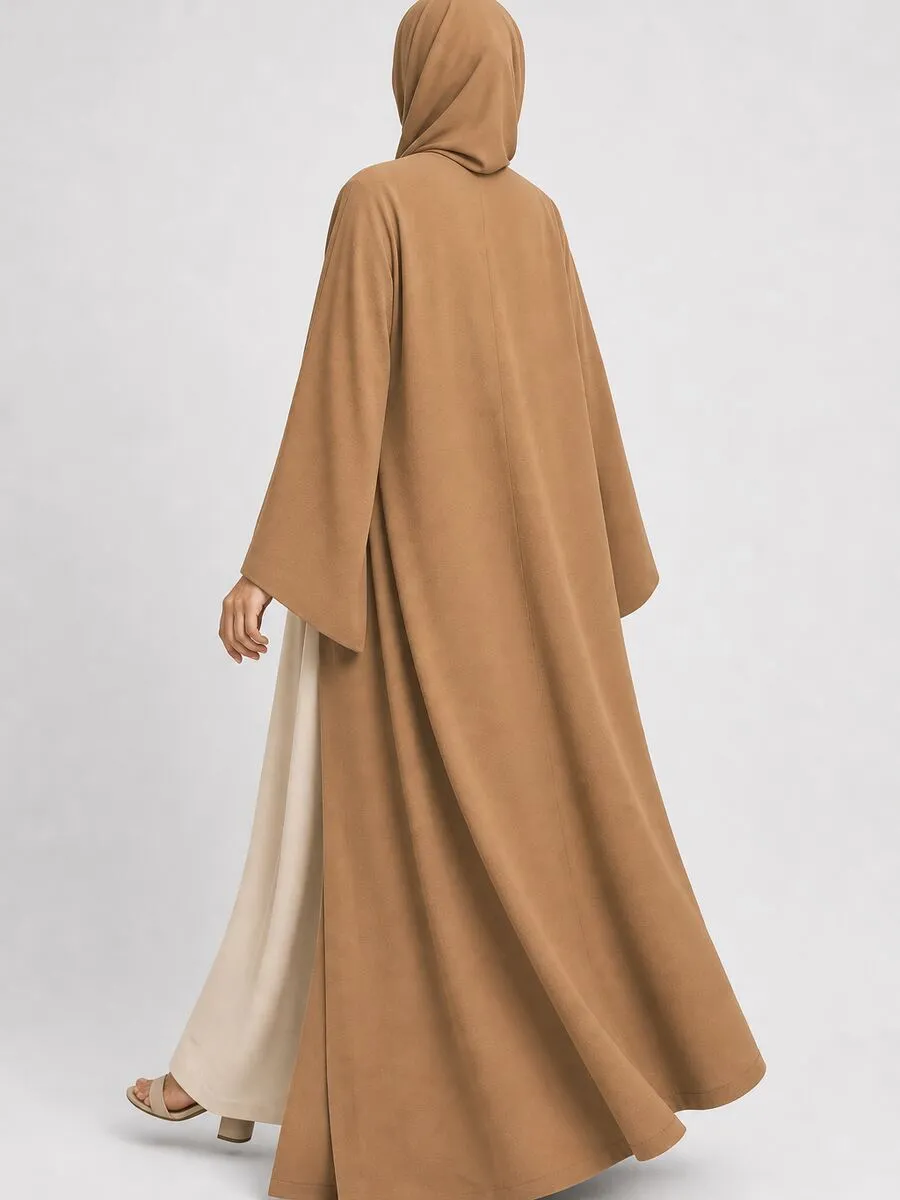 Abaya ouverte — crêpe coréen