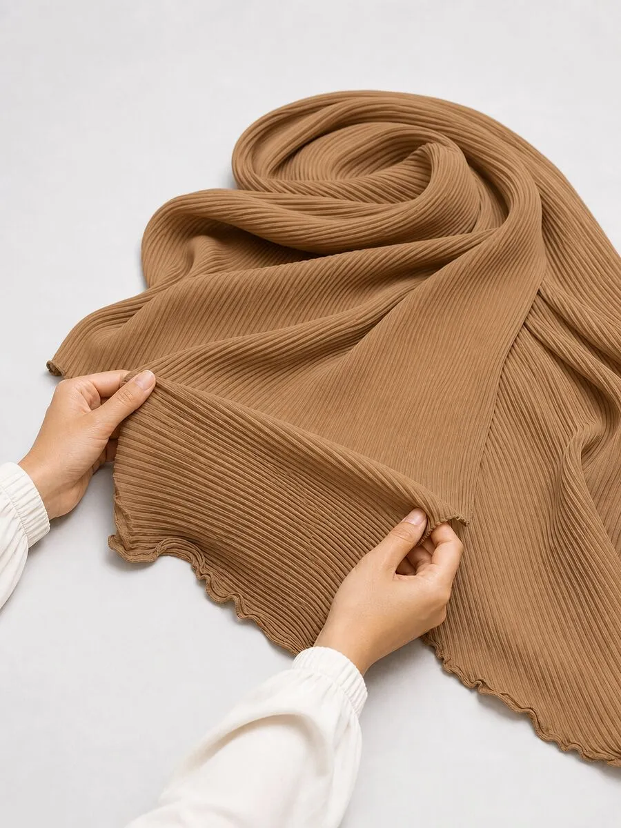 Hijab froissé (crinkle)